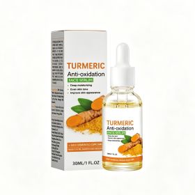 Turmeric Anti-Oxidation Face Serum, 30ml Hydrating Brightening Serum For Acne Marks & Uneven Skin Tone (Option: 1box)