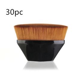 Foundation Brush BB Cream Makeup Brushes Loose Powder Brush Flat Kit (Option: Black1 30pc)
