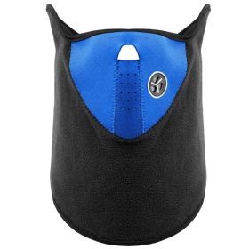 Half Face Mask Breathable Windproof Dustproof Neck Warmer For Bike Motorcycle Racing (Option: BLACK)