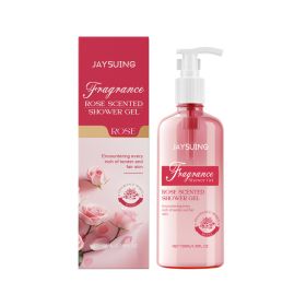 Jaysuing Lady Rose Fragrance Shower Gel Shower Stay Fragrance Clean Body Lady Shower Clean And Refreshing (Option: 100ml-132.4g-6.02*1.69*1.69inch)